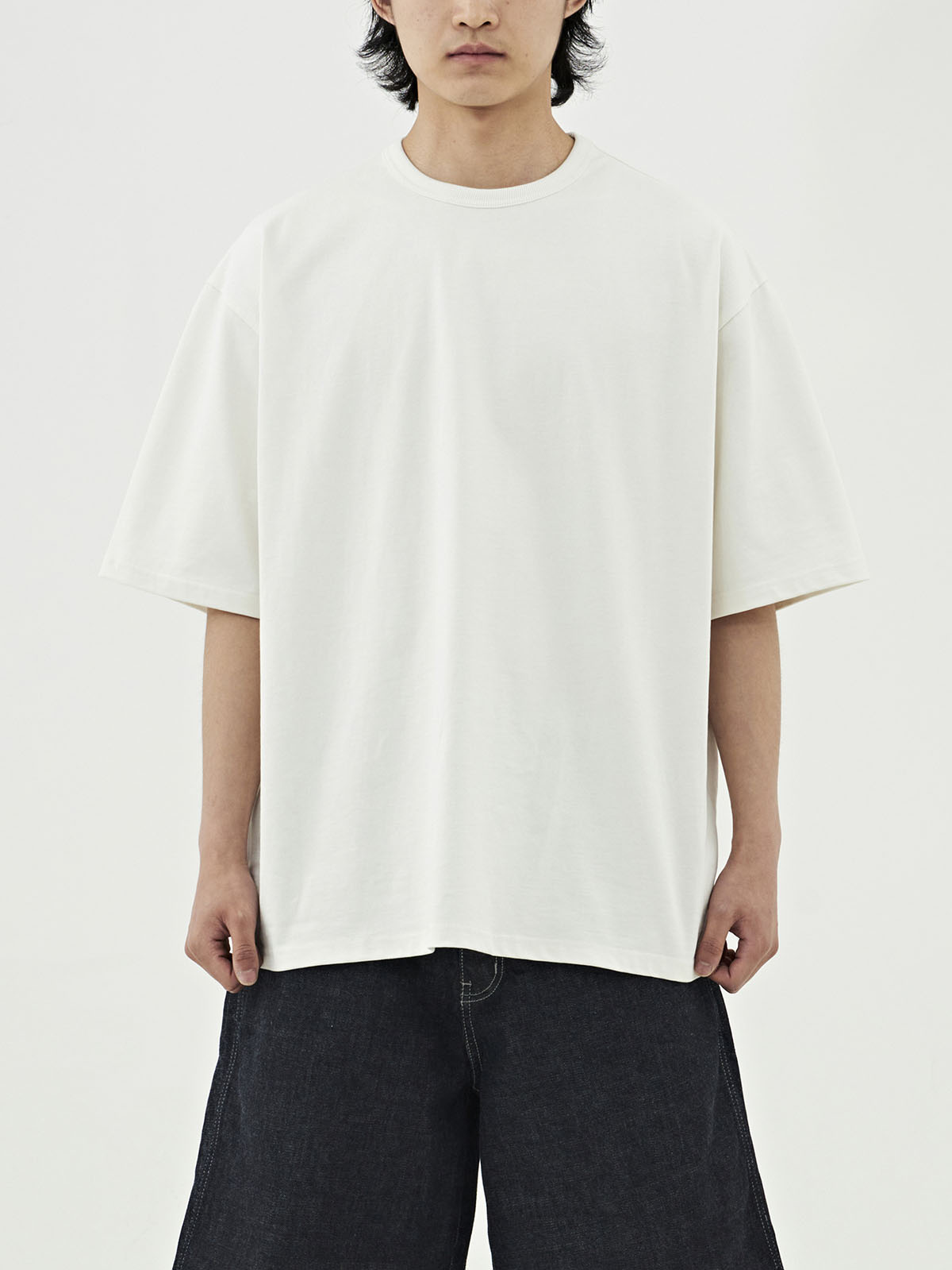 WIDE S/S T-SHIRT (OFF WHITE)